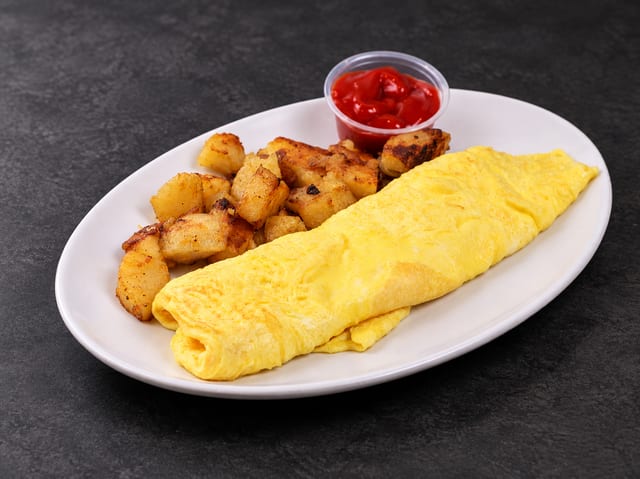 American Cheese Omelette.