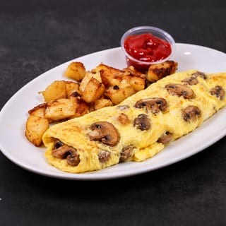 Mushroom & Cheese Omelette