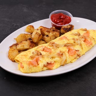 Nova & Onion Omelette