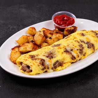 Philly Cheese Steak Omelette