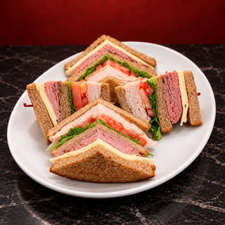 (C5) Roast Beef, Turkey Breast, and Muenster