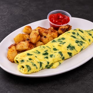 Feta & Spinach Omelette