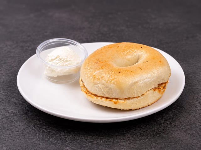 (A) Bagel and Cream Cheese.