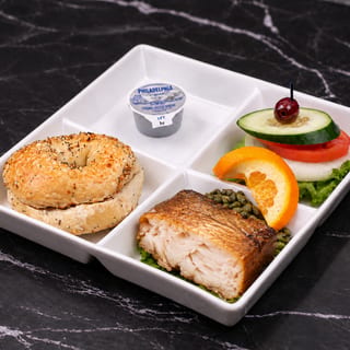 (G) Bagel, Cream Cheese, and Whitefish