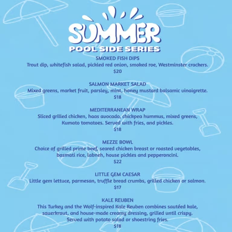Summer Pool Side Series