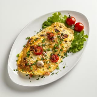 Mushroom & Cheese Omelette