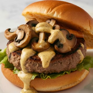 (GGB1) Sauteed Mushrooms, Sweet Green Peppers, and Onions