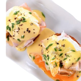 Eggs Benedict with Kippered Salmon